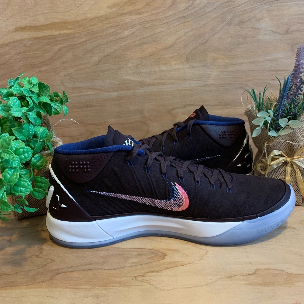 NEW Nike Kobe AD Mid Port Wine Basketball Shoes - Picture 5 of 8
